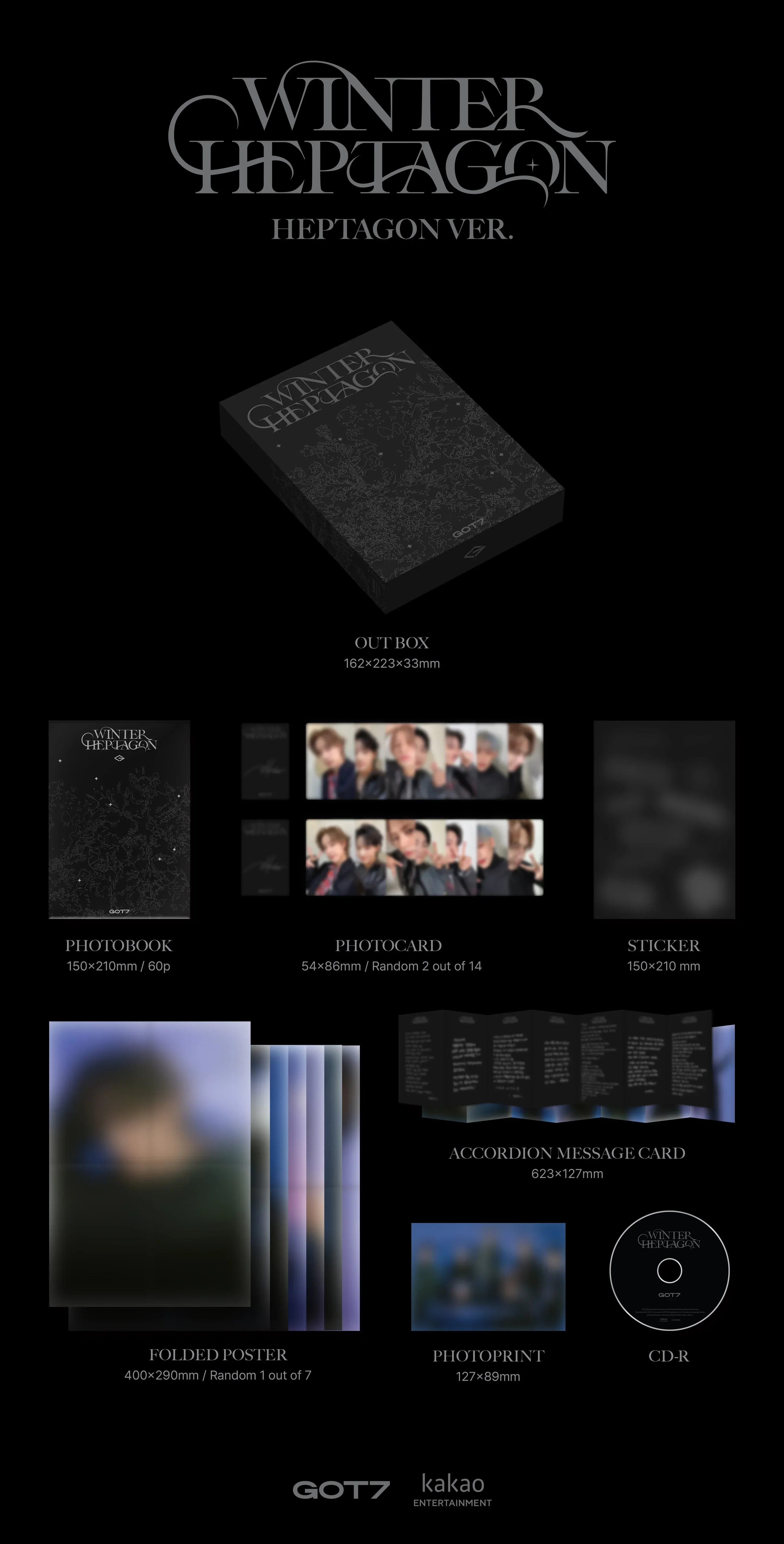 GOT7 - 13th Mini Album [WINTER HEPTAGON] - Image 5