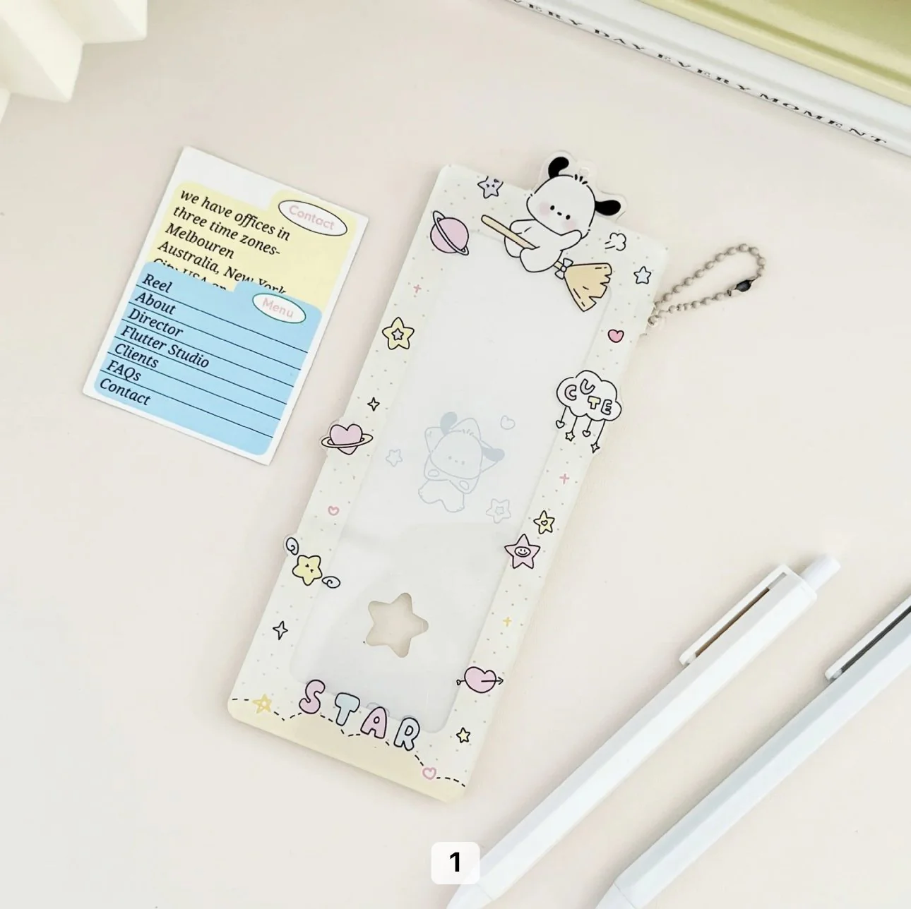 4-cut Photo Card Holder Acrylic Frame - Sweet Puppy - Image 3