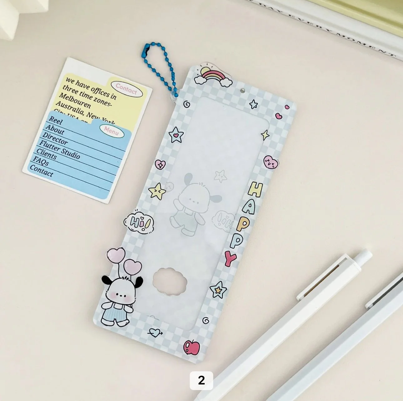 4-cut Photo Card Holder Acrylic Frame - Sweet Puppy - Image 4