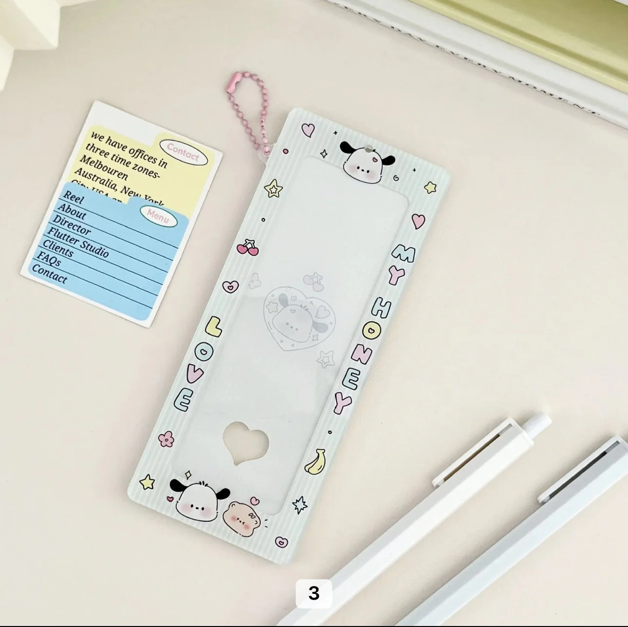 4-cut Photo Card Holder Acrylic Frame - Sweet Puppy - Image 5