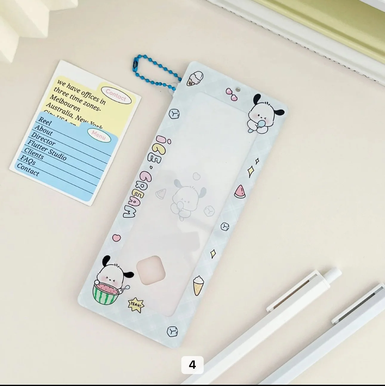 4-cut Photo Card Holder Acrylic Frame - Sweet Puppy - Image 6