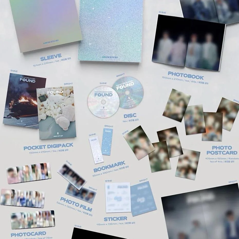 AB6IX 8th EP Album [THE FUTURE IS OURS : FOUND] (SHINE Ver. / BRIGHT Ver.) - Image 3