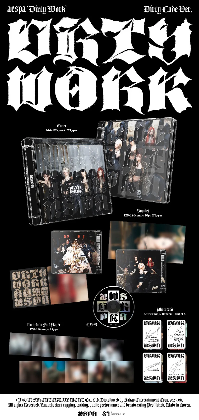 aespa - Single Album [Dirty Work] (Dirty Worker / Dirty Case / Dirty Code Ver.) - Image 5