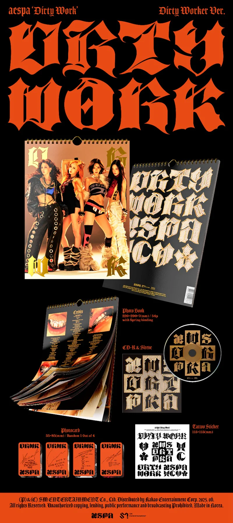 aespa - Single Album [Dirty Work] (Dirty Worker / Dirty Case / Dirty Code Ver.) - Image 7