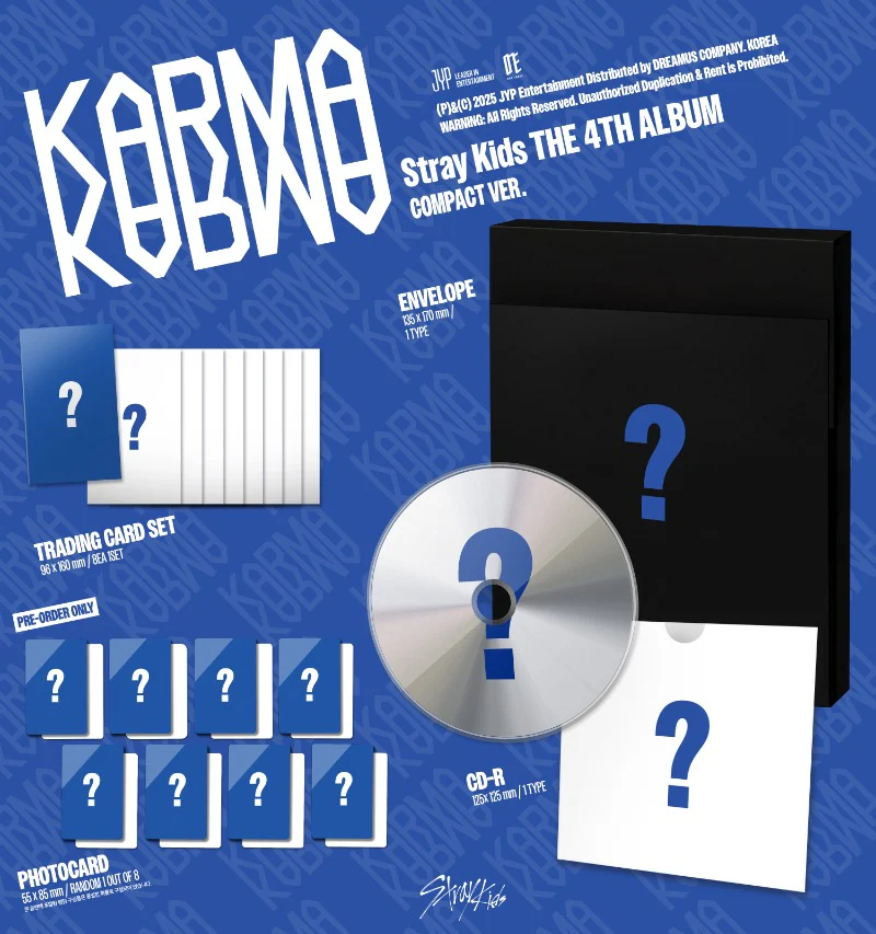 *ALADIN BENEFIT* Stray Kids 4th Full Album [KARMA] (COMPACT Ver.) - Image 2