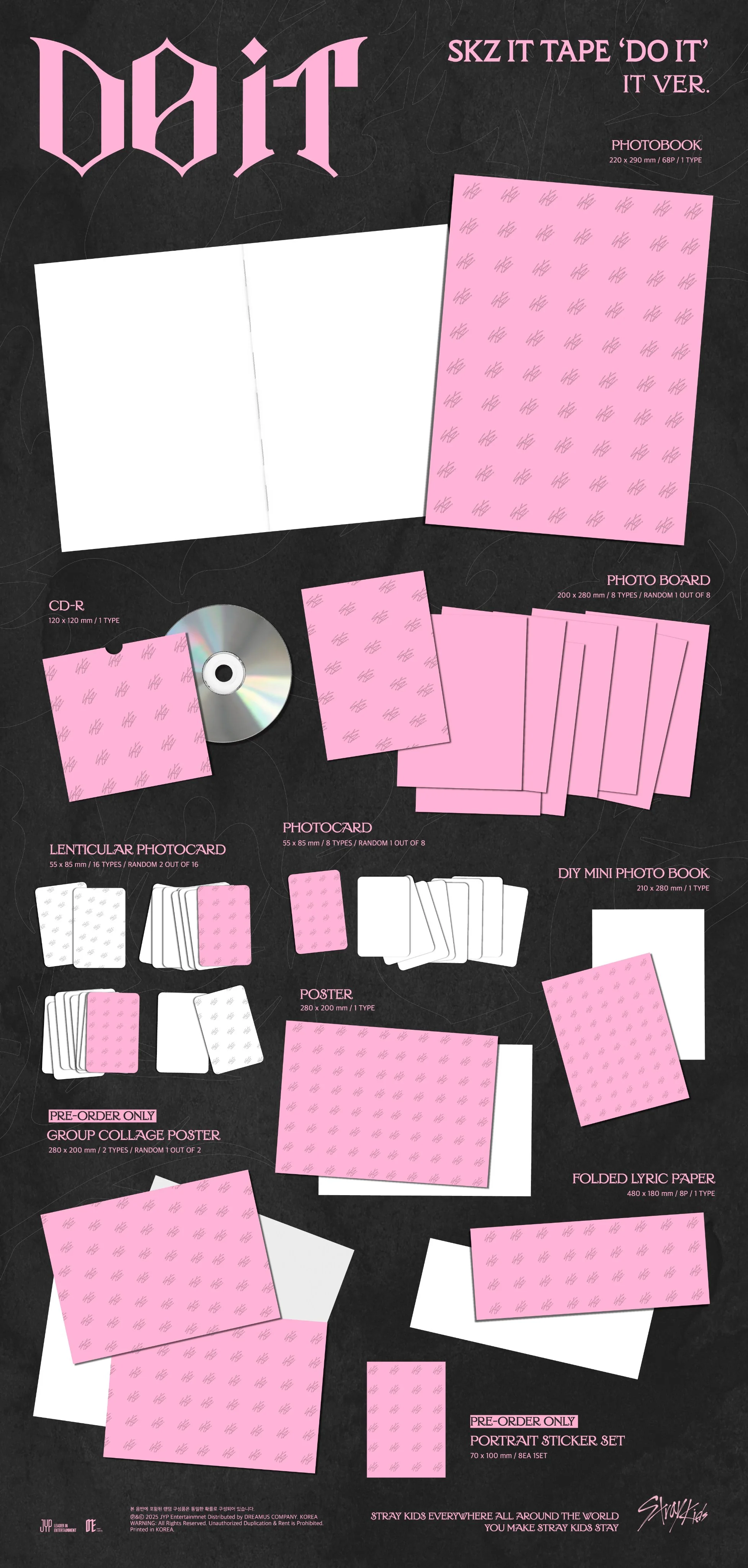 *ALADIN BENEFIT* Stray Kids - SKZ IT TAPE [DO IT] (All Versions) - Image 5