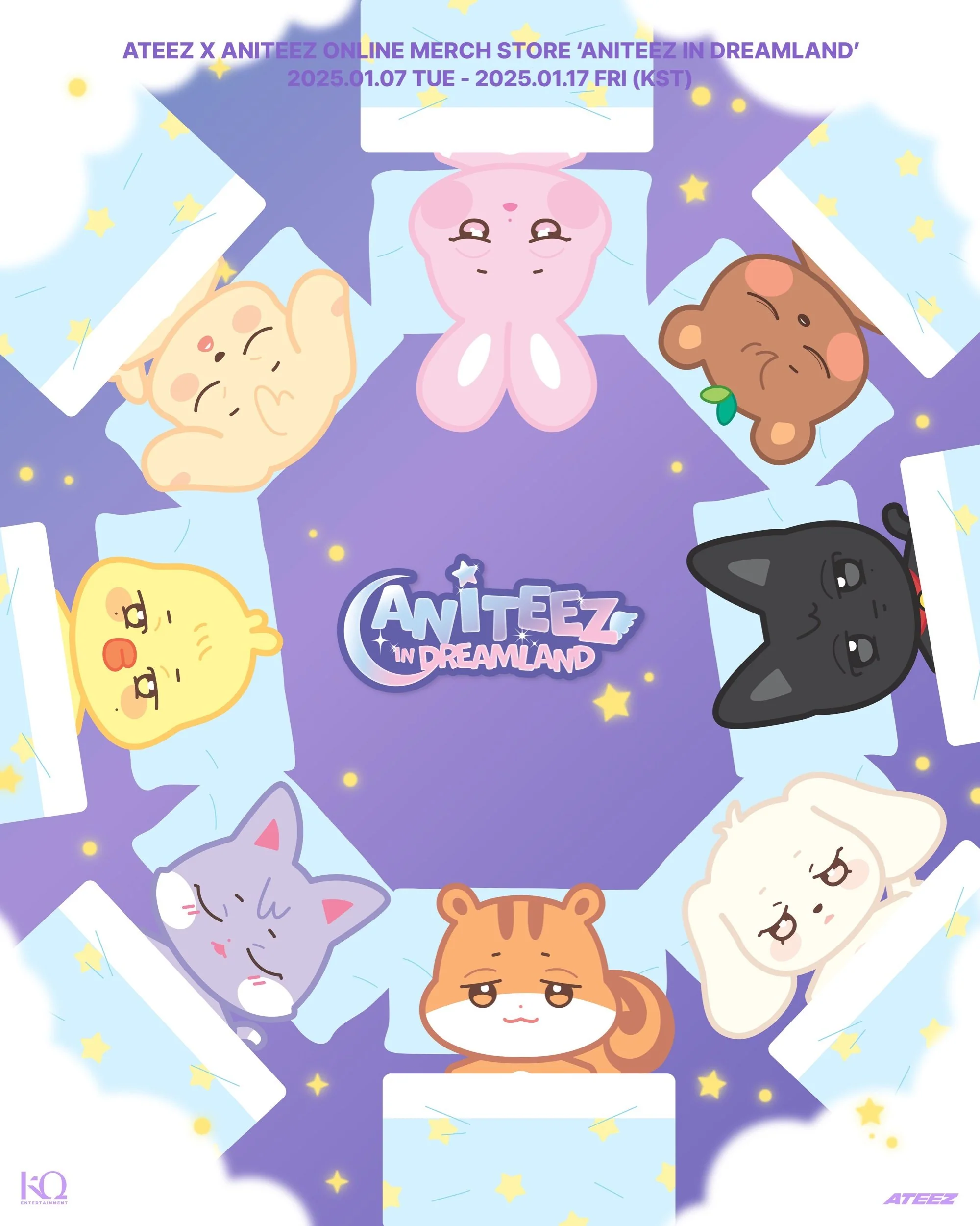 ATEEZ [Aniteez in Dreamland] - OFFICIAL MD PASSPORT WALLET - Image 2
