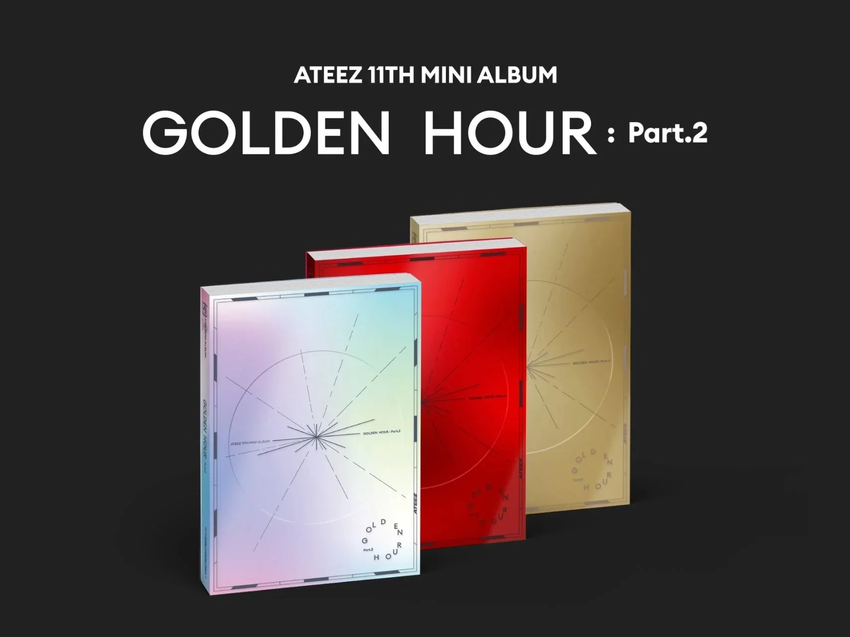 ATEEZ - GOLDEN HOUR : PART.2 11TH MINI ALBUM PHOTOBOOK - Image 4