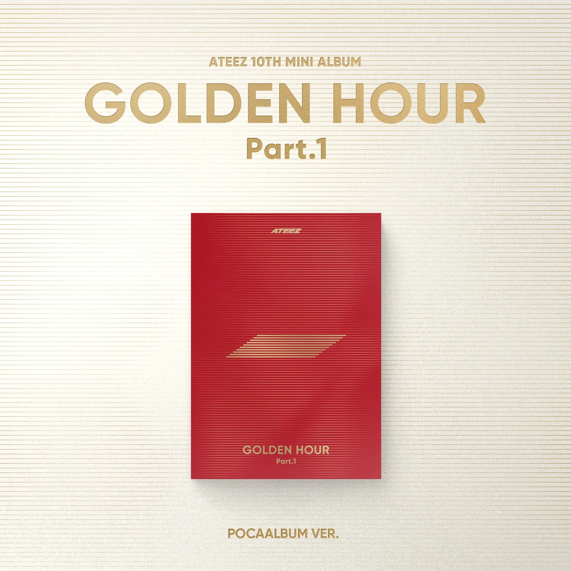 ATEEZ 10th Mini Album [GOLDEN HOUR : Part.1] (POCAALBUM VER) - Image 3