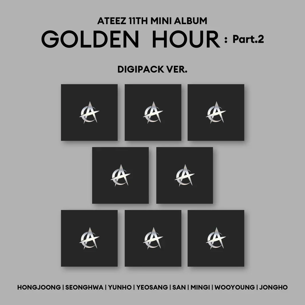 *FROMM BENEFIT* ATEEZ - GOLDEN HOUR : PART.2 11TH MINI ALBUM DIGIPACK