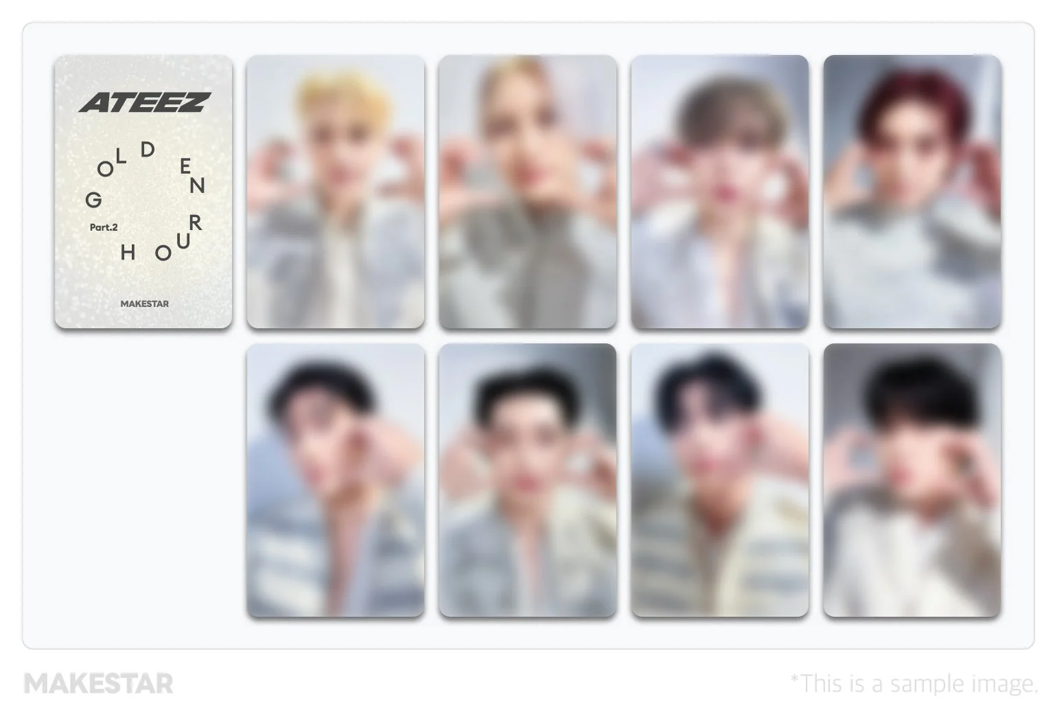 *MAKESTAR 2.19.25 LUCKY DRAW BENEFIT* ATEEZ 11TH MINI ALBUM [GOLDEN HOUR : Part.2] (POCAALBUM) - Image 4