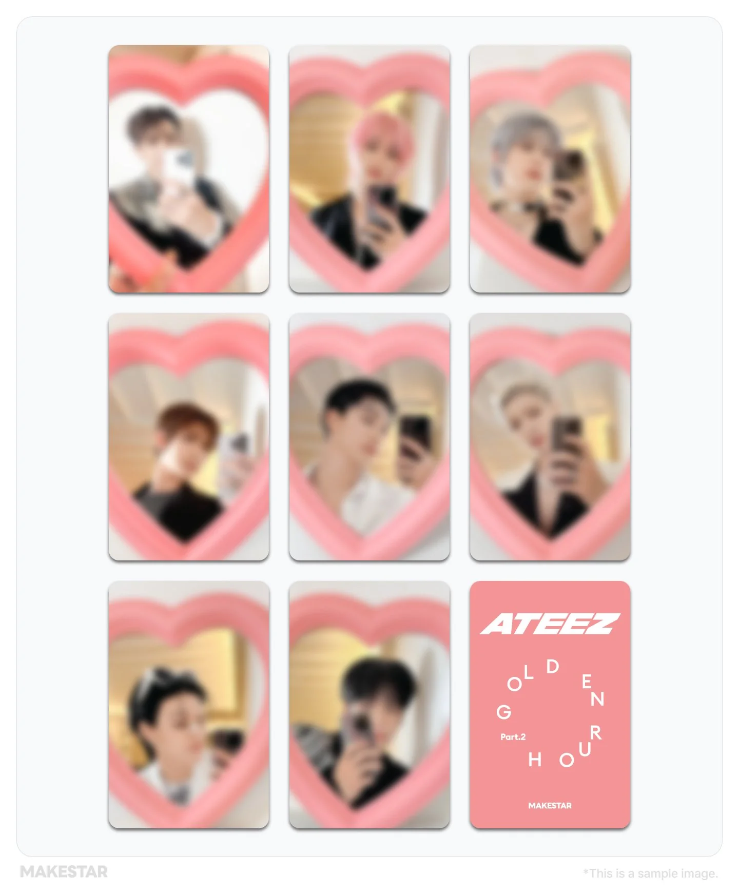 *MAKESTAR 3.30.25 LUCKY DRAW BENEFIT* ATEEZ 11TH MINI ALBUM [GOLDEN HOUR : Part.2] (POCAALBUM) - Image 3