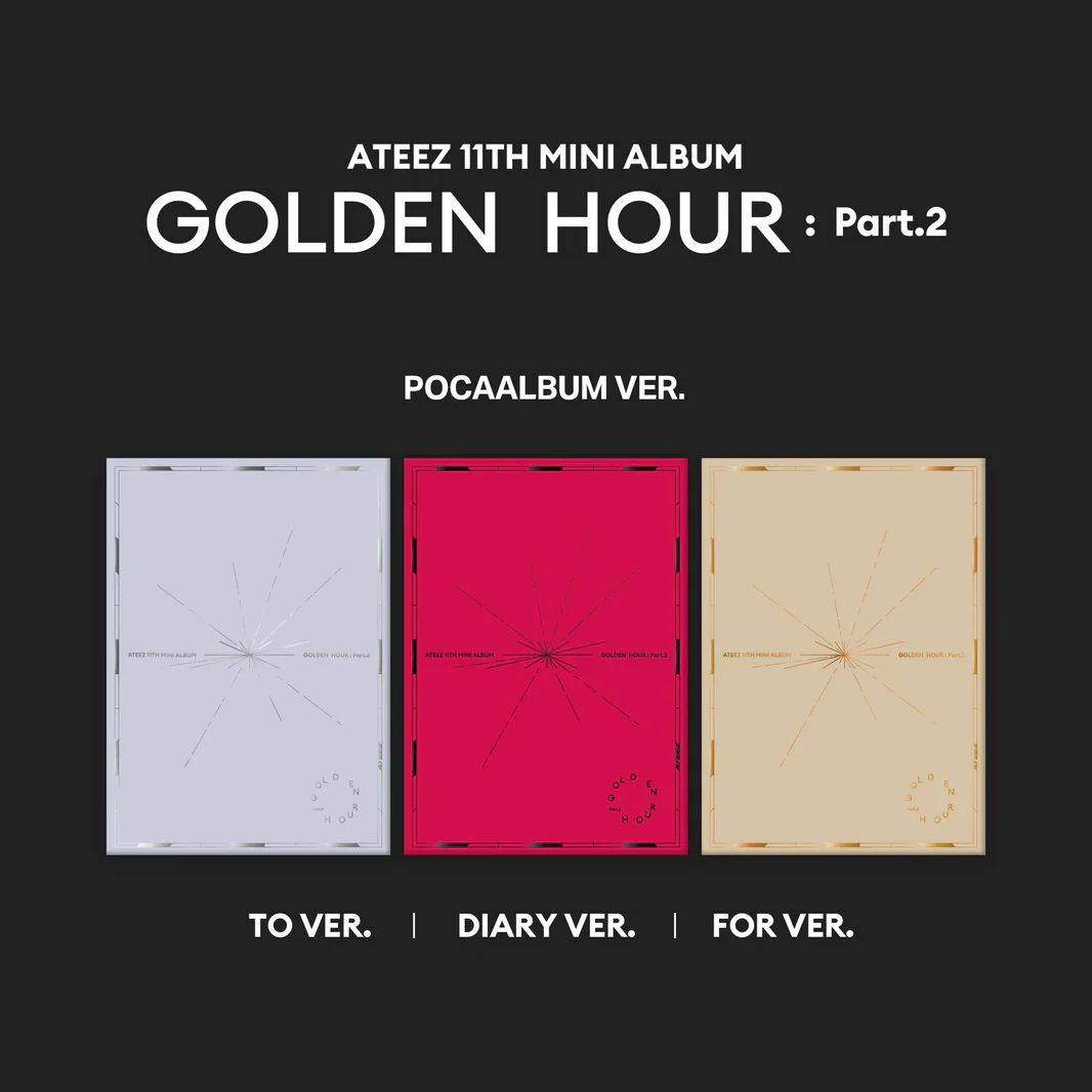 *MAKESTAR JAPAN LUCKY DRAW BENEFIT* ATEEZ 11TH MINI ALBUM [GOLDEN HOUR : Part.2] (POCAALBUM) - Image 4