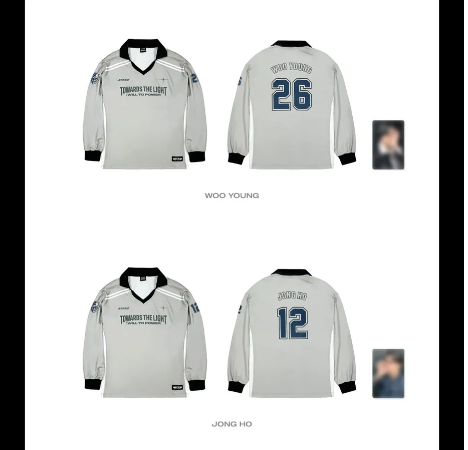 ATEEZ - TOWARDS THE LIGHT : WILL TO POWER WORLD TOUR POP-UP STORE IN EUROPE OFFICIAL MD - LONG SLEEVE JERSEY - Image 5