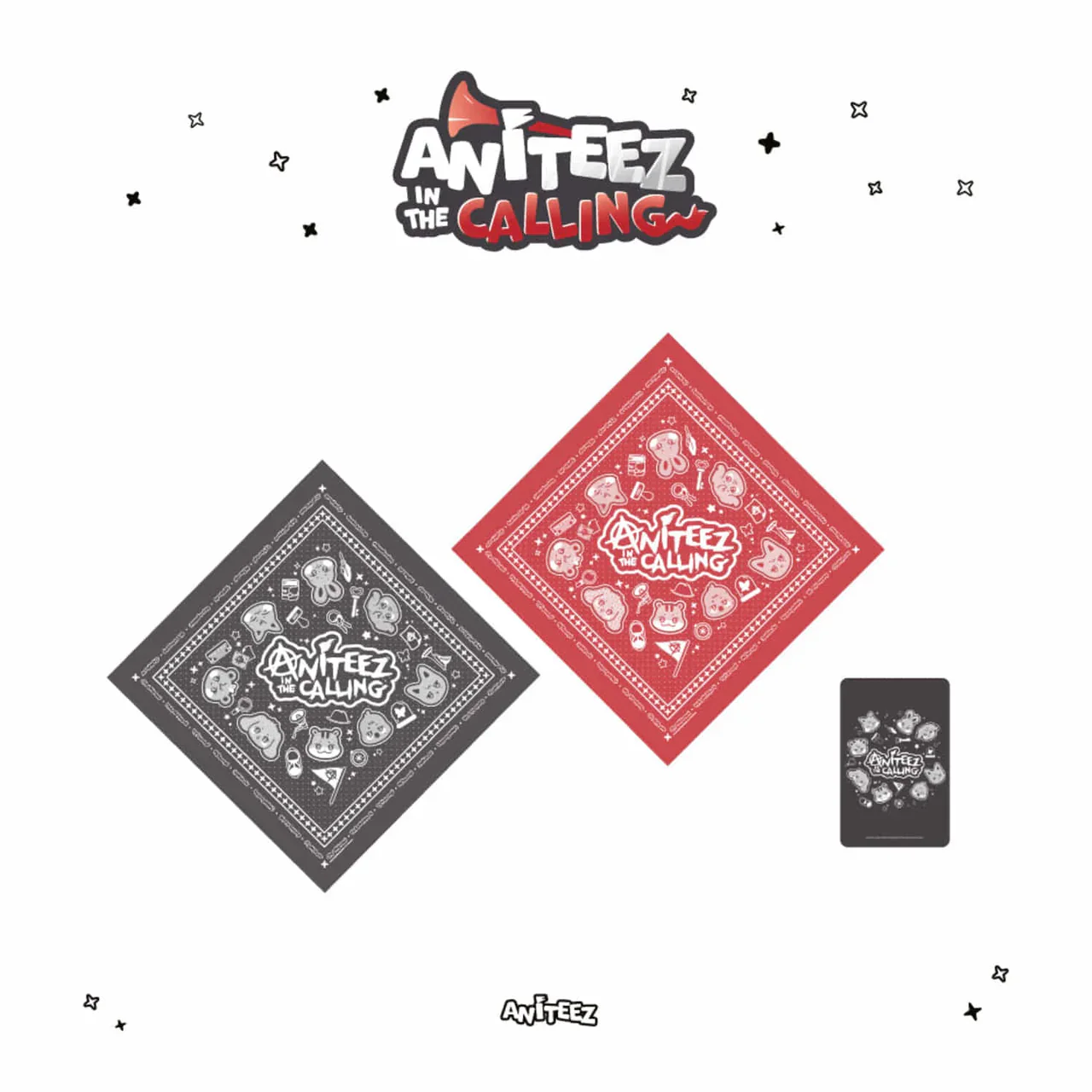 [ATEEZ x ANITEEZ in the CALLING] POP UP OFFICIAL MD - BANDANA