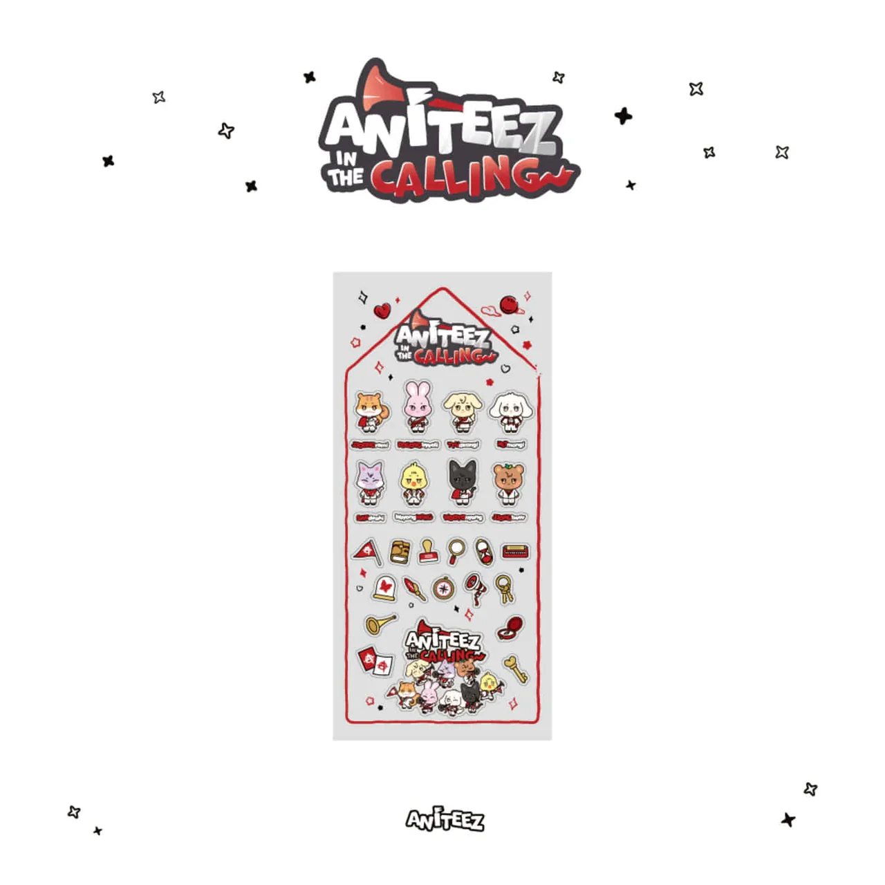 [ATEEZ x ANITEEZ in the CALLING] POP UP OFFICIAL MD - EPOXY STICKER