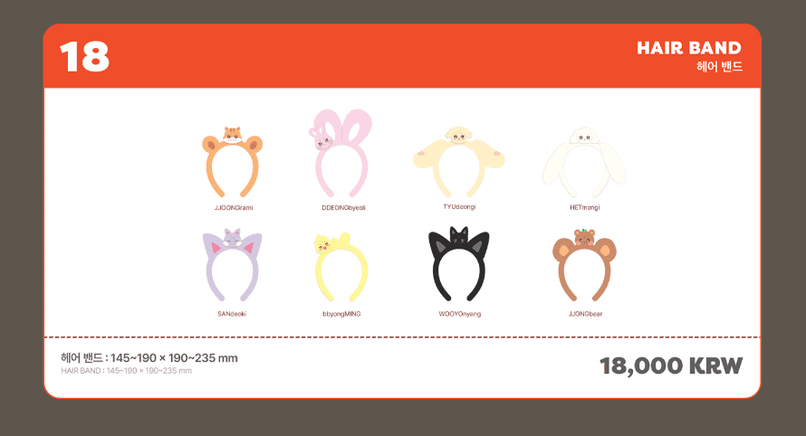 [ATEEZ x ANITEEZ in TREASURE] OFFICIAL MD Hair Band - Image 2