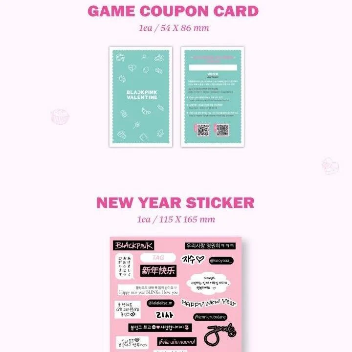 BLACKPINK - [THE GAME] Photocard Collection LOVELY VALENTINE'S Edition - Image 6
