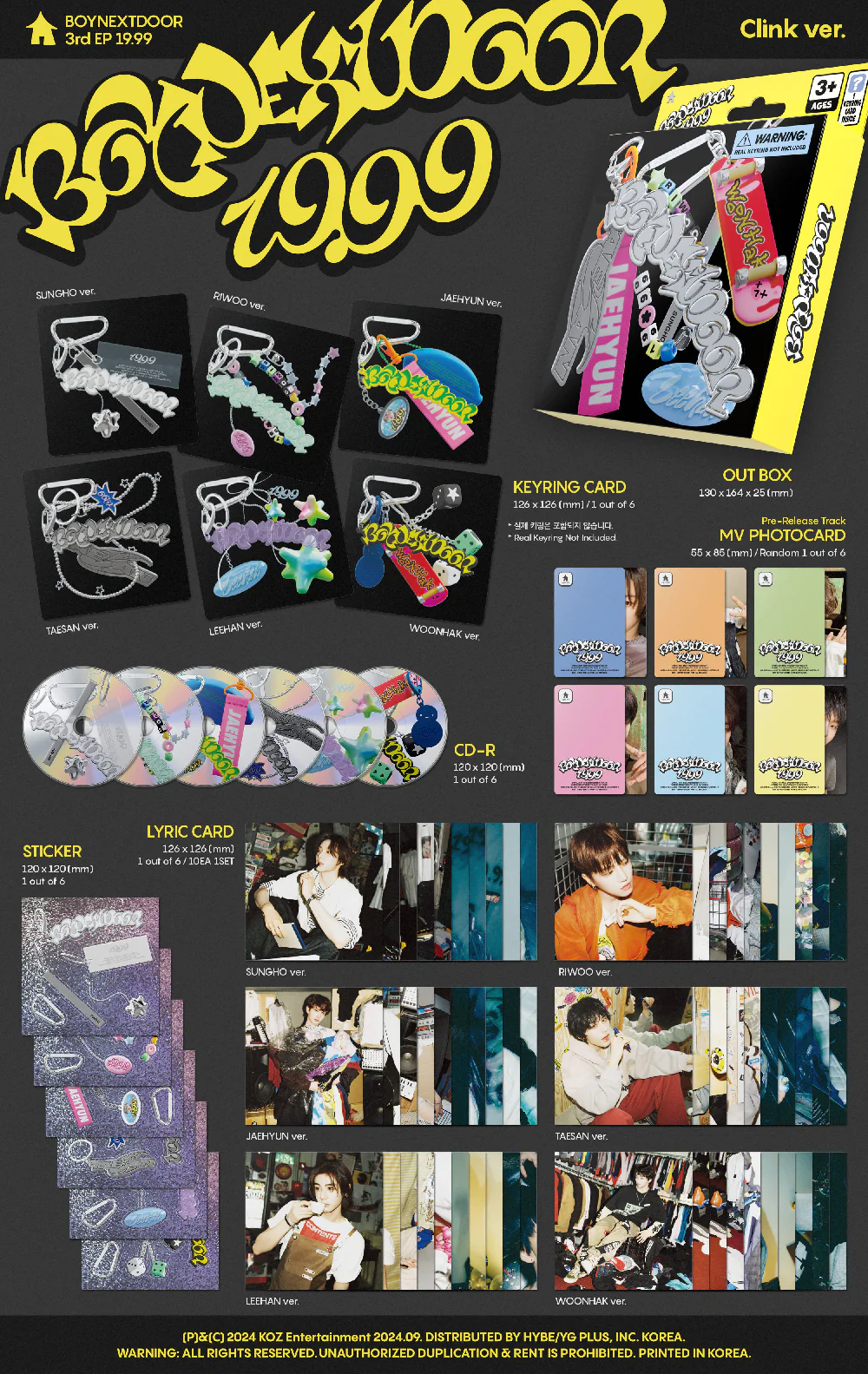 BOYNEXTDOOR - 3rd EP [19.99] (Clink Ver.) - Image 4