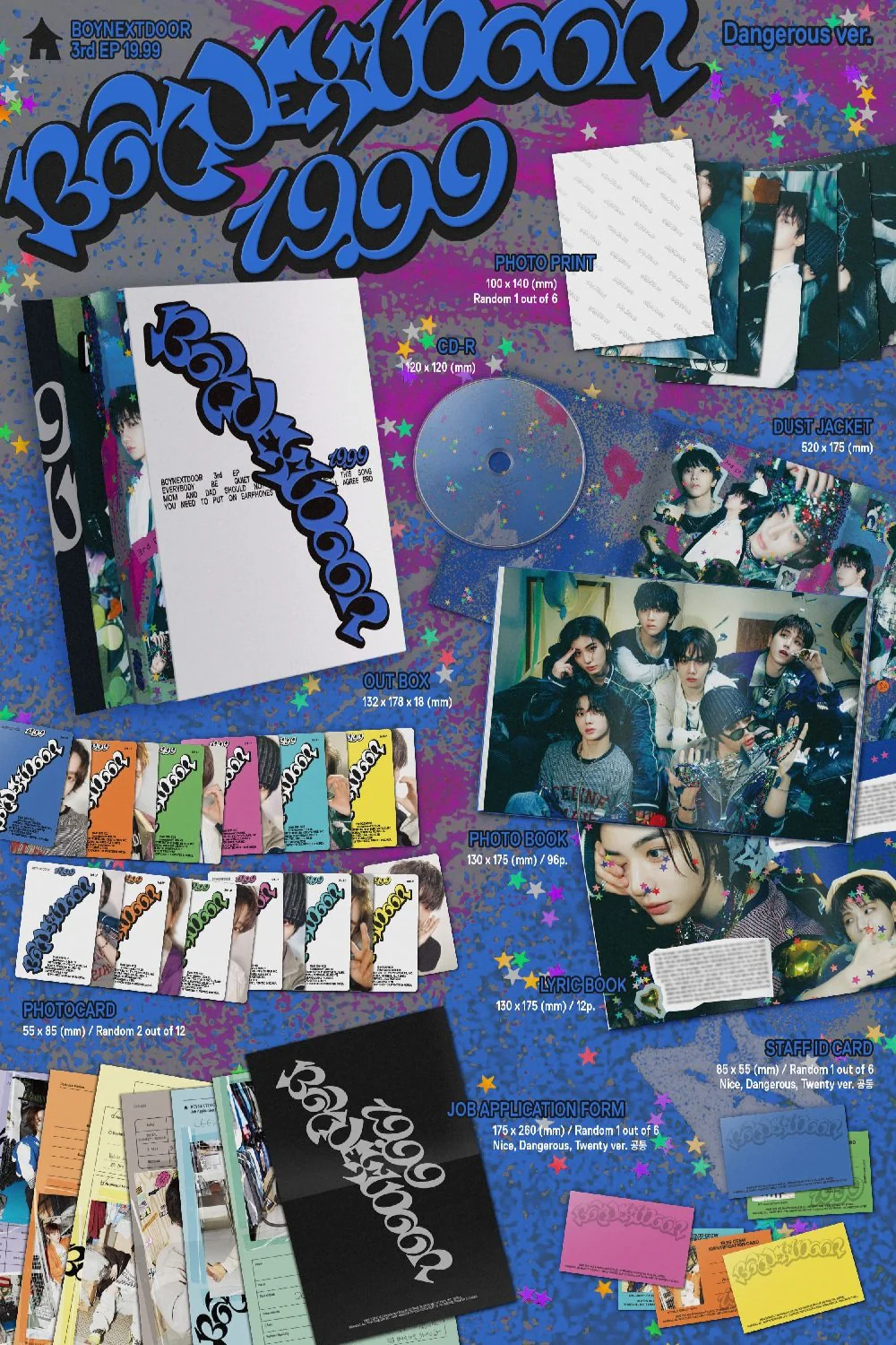 BOYNEXTDOOR - 3rd EP [19.99] (Nice Ver. / Dangerous Ver. / Twenty Ver.) - Image 3