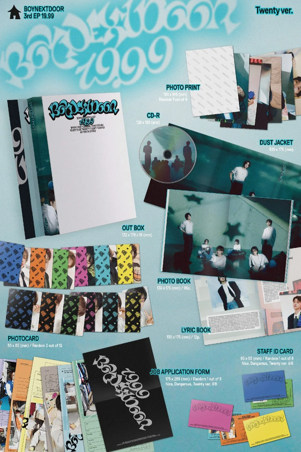 BOYNEXTDOOR - 3rd EP [19.99] (Nice Ver. / Dangerous Ver. / Twenty Ver.) - Image 4