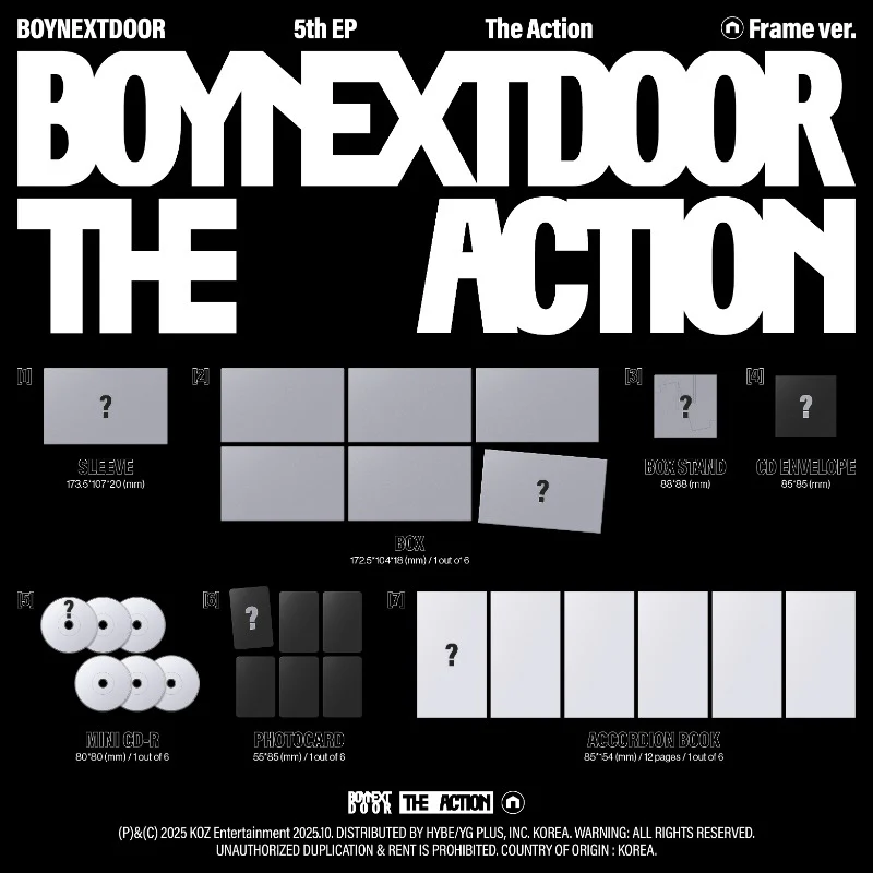 BOYNEXTDOOR - 5th Mini Album [The Action] (All Ver) - Image 4