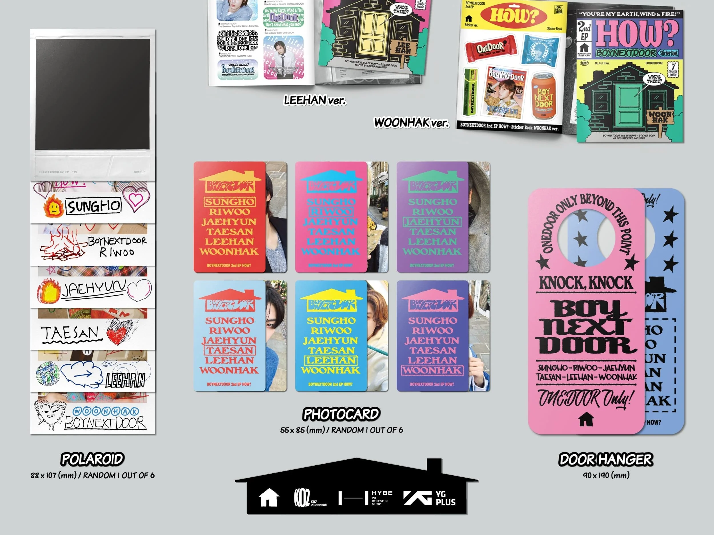 [BOYNEXTDOOR] 2nd EP [HOW?] (Sticker Ver.) - Image 4