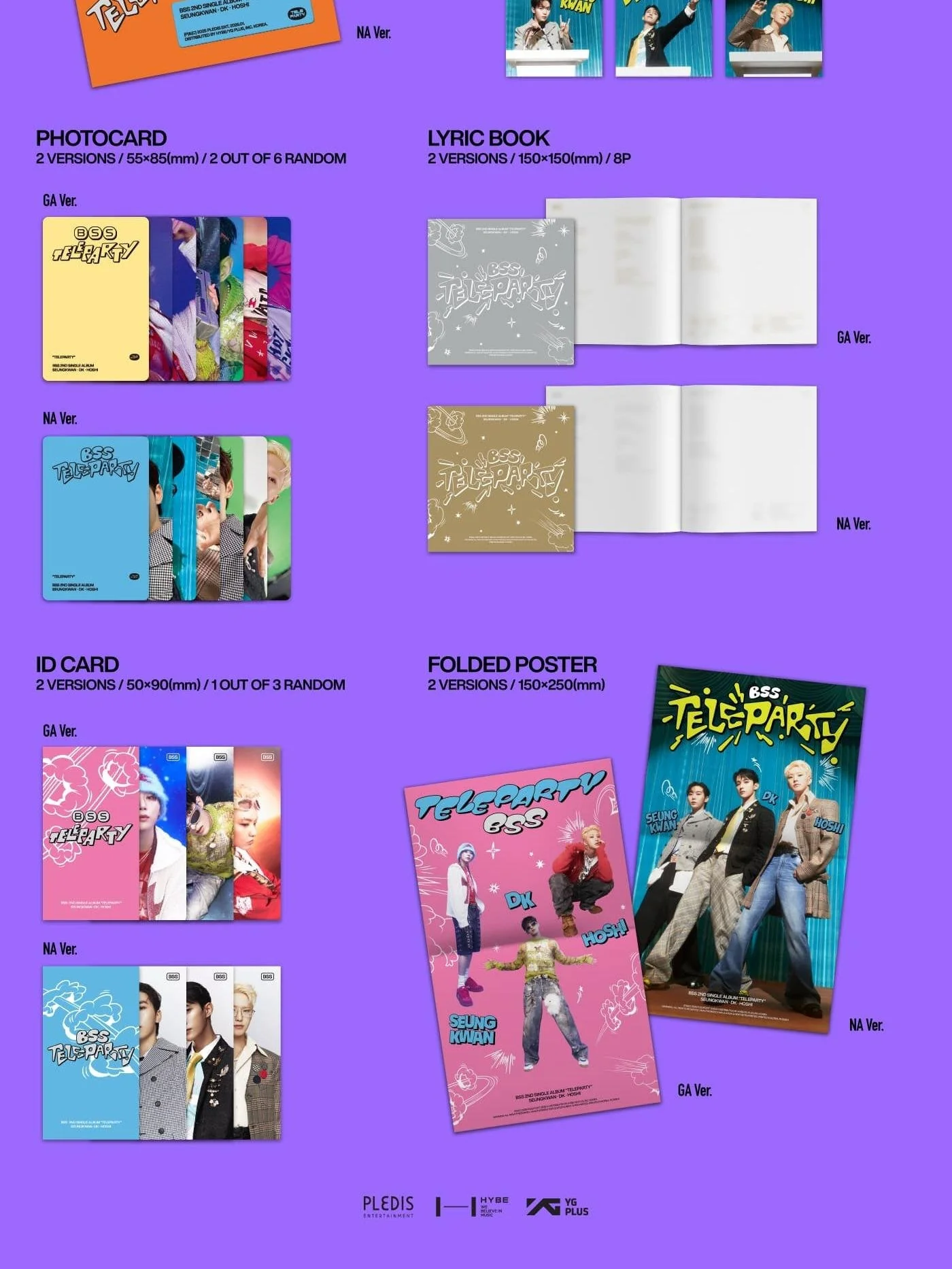 [Seventeen] - BSS - 2nd Single Album 'TELEPARTY' (NA Ver. / GA Ver.) - Imported Albums from Korea - Image 5