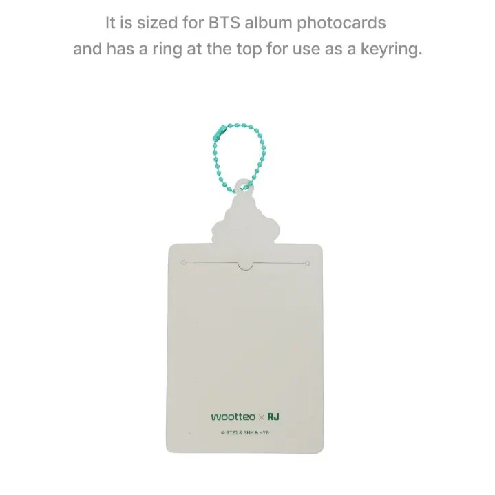 BTS - WOOTTEO X RJ COLLABORATION OFFICIAL MD PHOTO CARD FRAME - Image 5