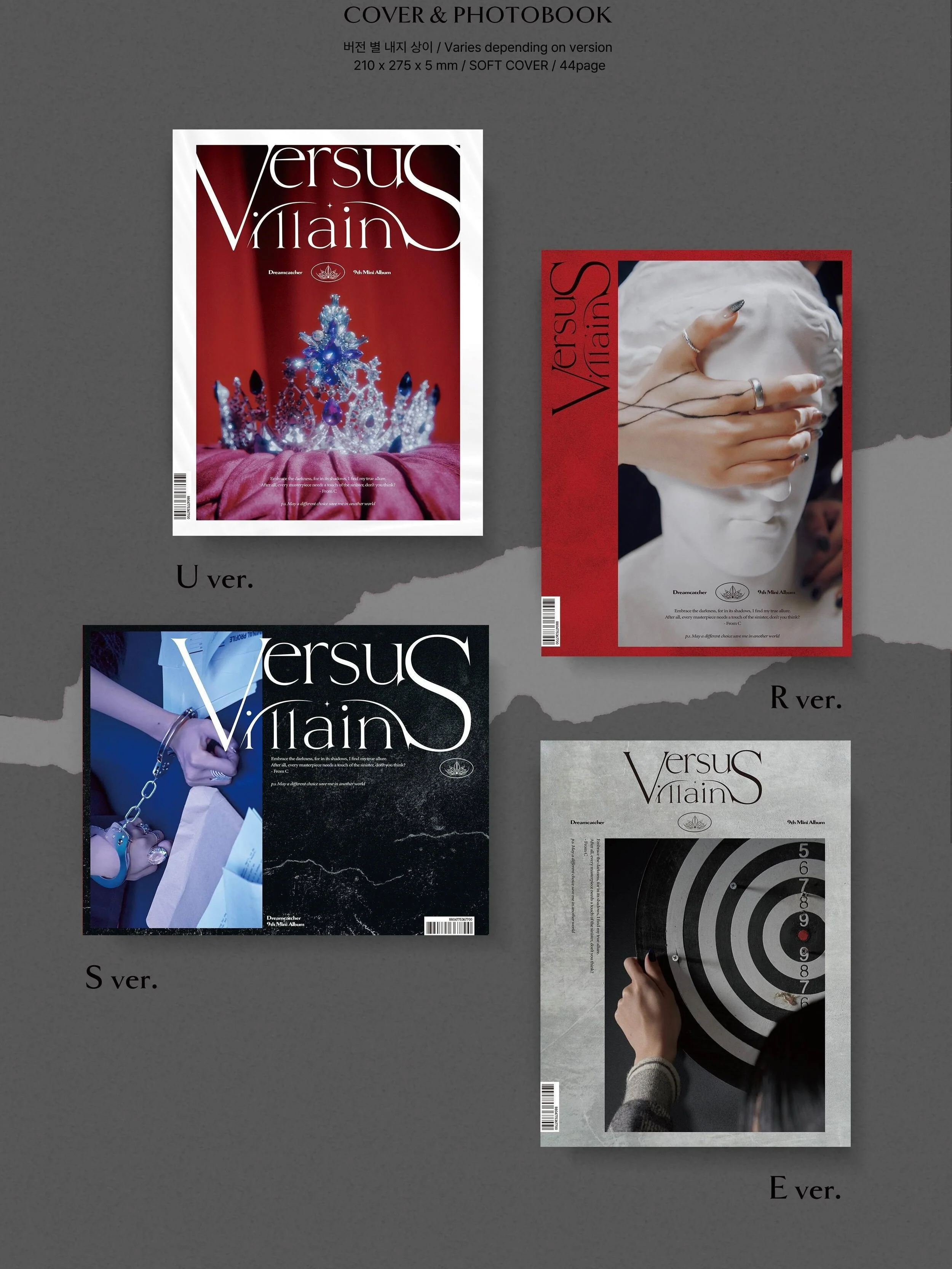 [DREAMCATCHER] 9th Mini Album [VillainS] (U Ver./R Ver./S Ver./E Ver.) - Image 3