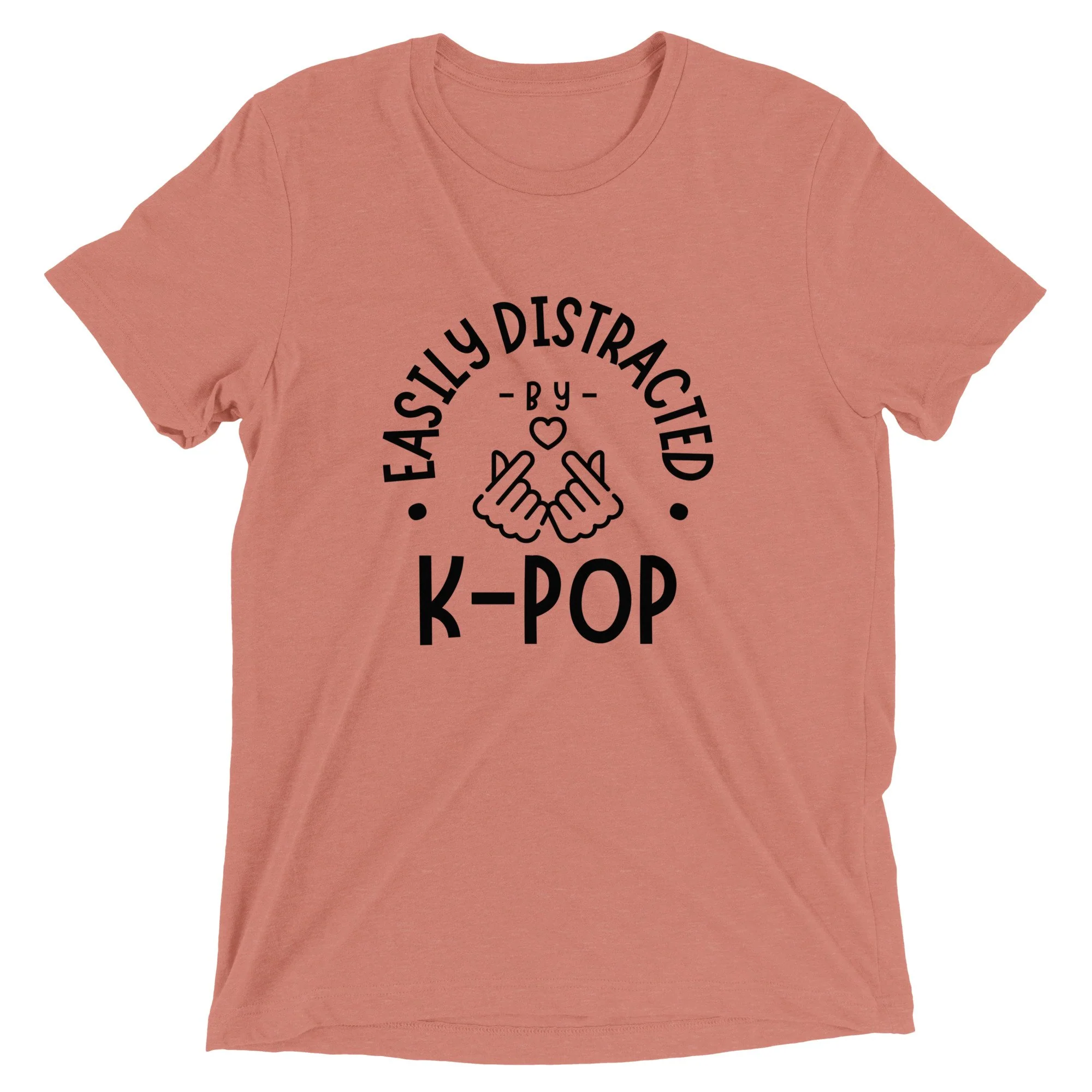 "Easily Distracted by K-Pop" Tri-Blend T-Shirt - Image 7