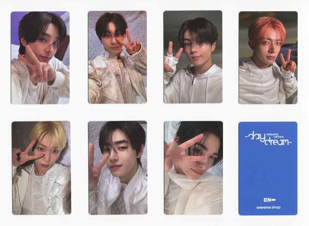 *WEVERSE POB* ENHYPEN - 2nd Album [ROMANCE : UNTOLD -daydream-] (BLUE NOON Ver. / WHITE MIDNIGHT Ver.) - Image 12
