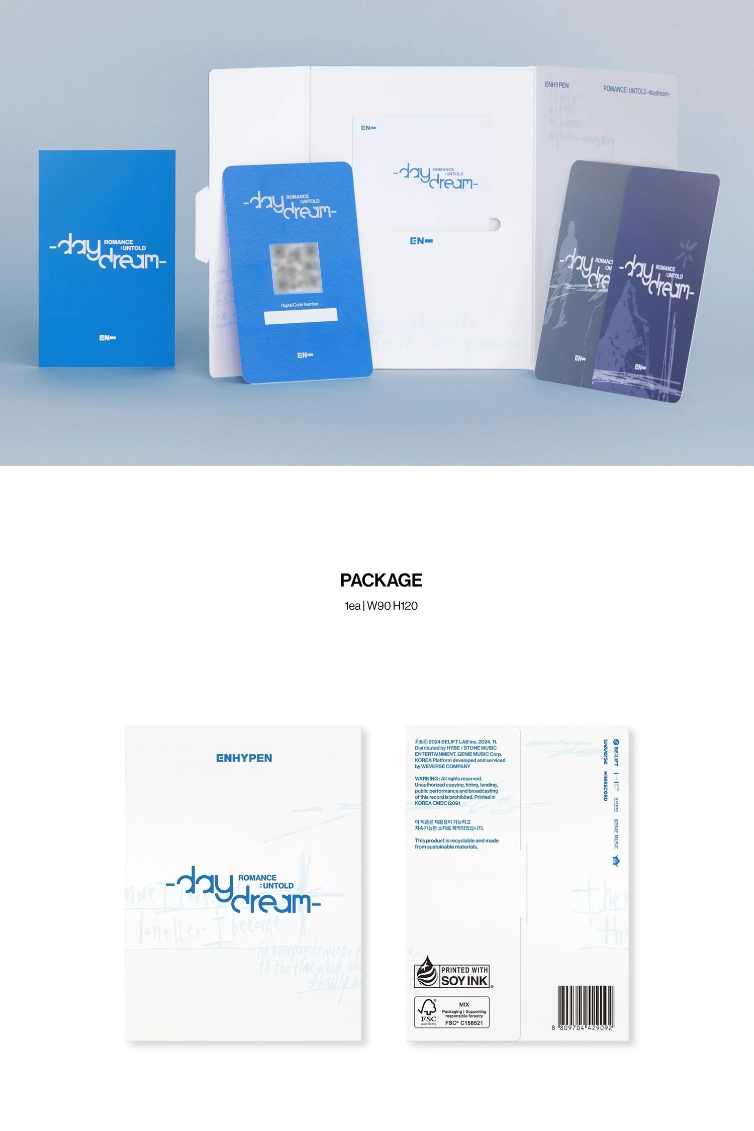 ENHYPEN - 2nd Album [ROMANCE : UNTOLD -daydream-] (WEVERSE Album) - Image 3