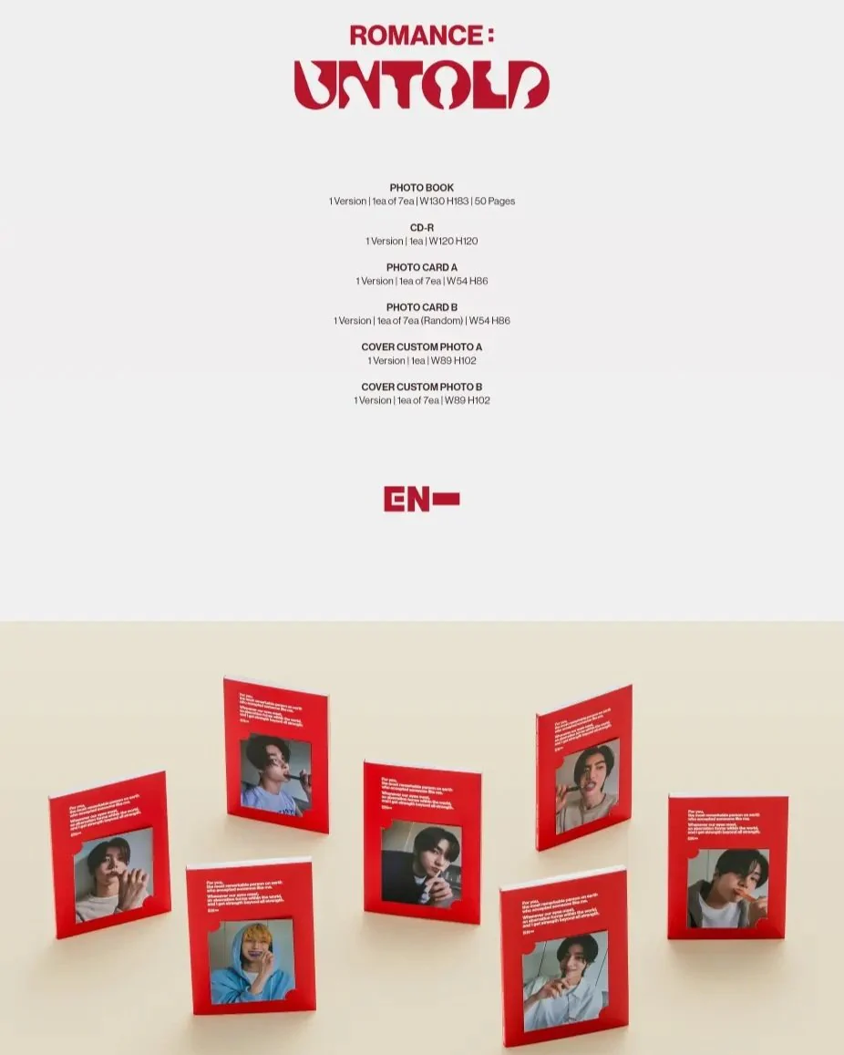 [ENHYPEN] 2nd Album [ROMANCE : UNTOLD] (ENGENE ver.) - Image 2