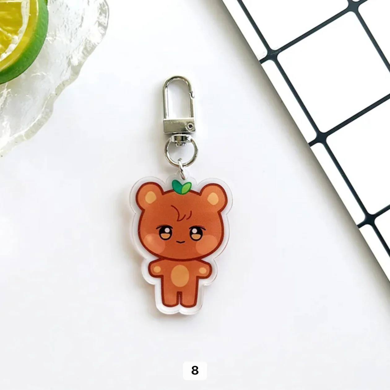 [FAN MADE] ATEEZ x ANITEEZ - Acrylic Animal Key Charm (by member) - Image 11