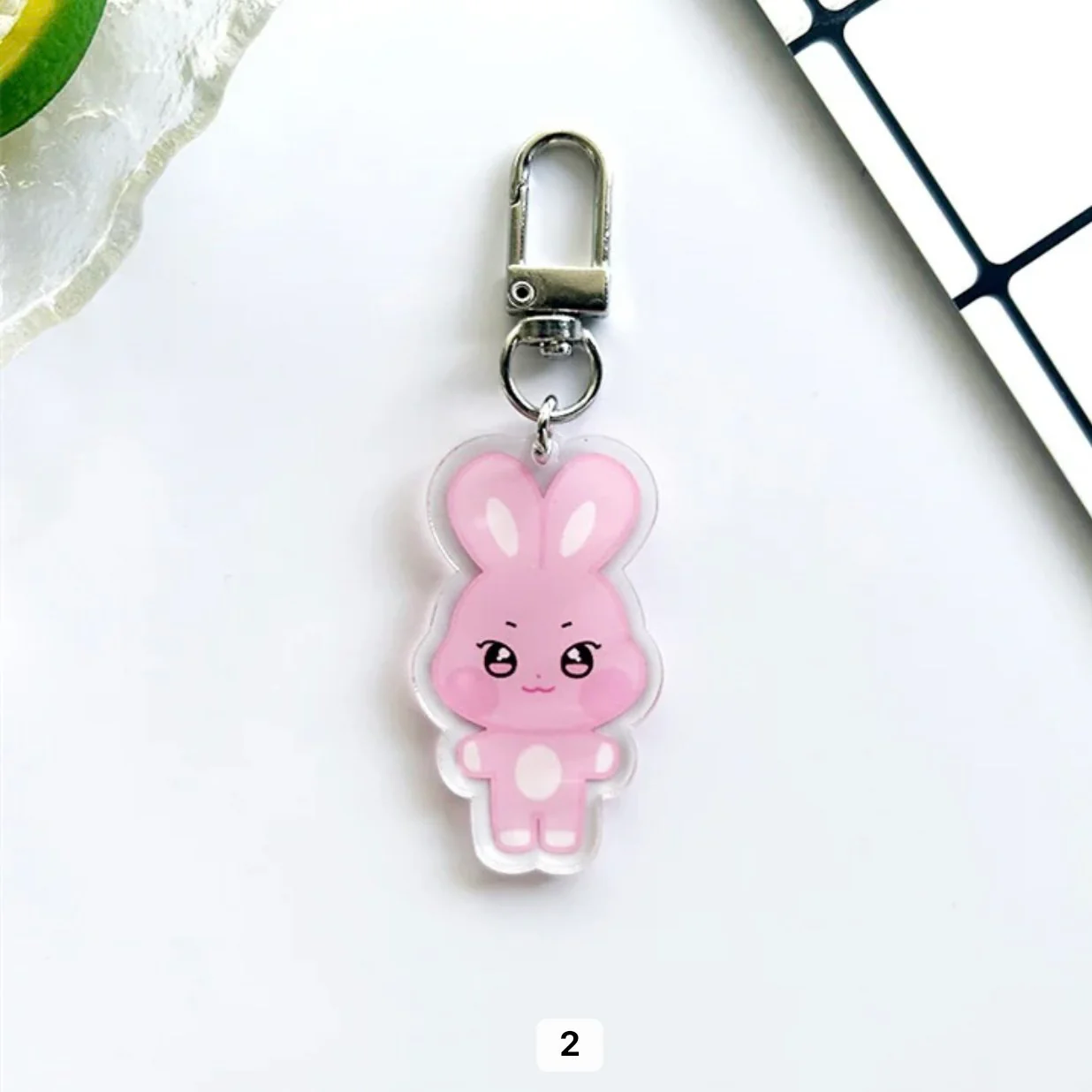 [FAN MADE] ATEEZ x ANITEEZ - Acrylic Animal Key Charm (by member) - Image 5