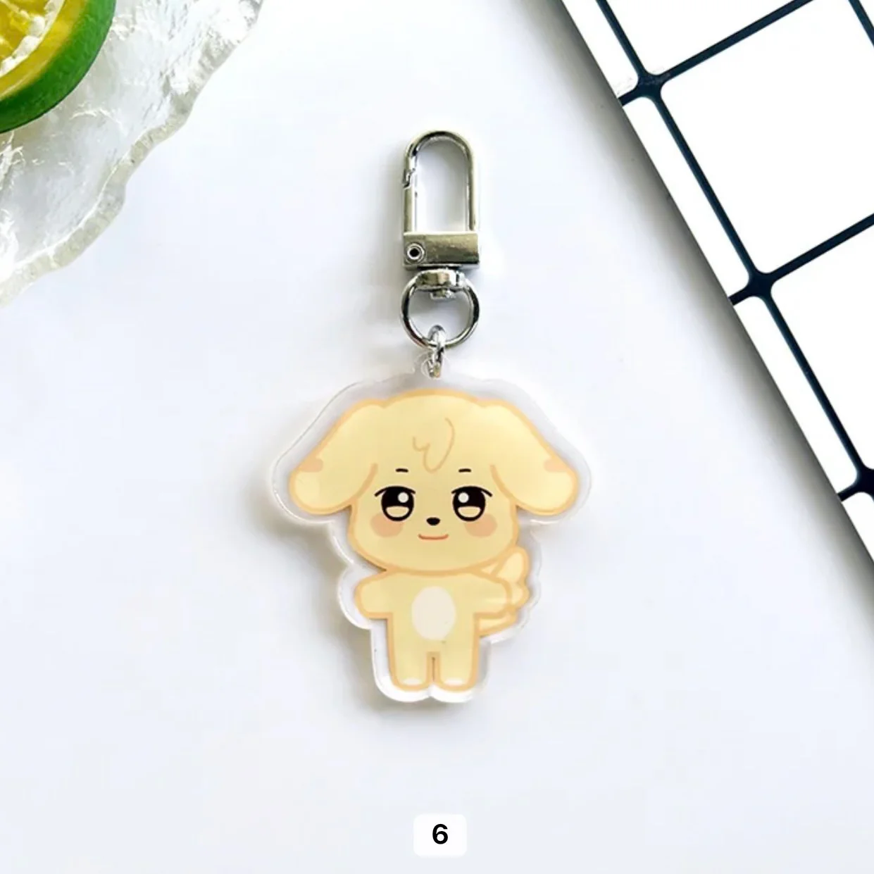 [FAN MADE] ATEEZ x ANITEEZ - Acrylic Animal Key Charm (by member) - Image 9