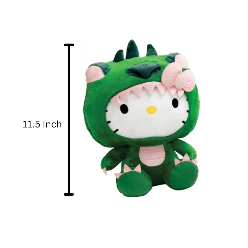Fiesta: Sanrio Hello Kitty - Green Dragon Plush - Image 4