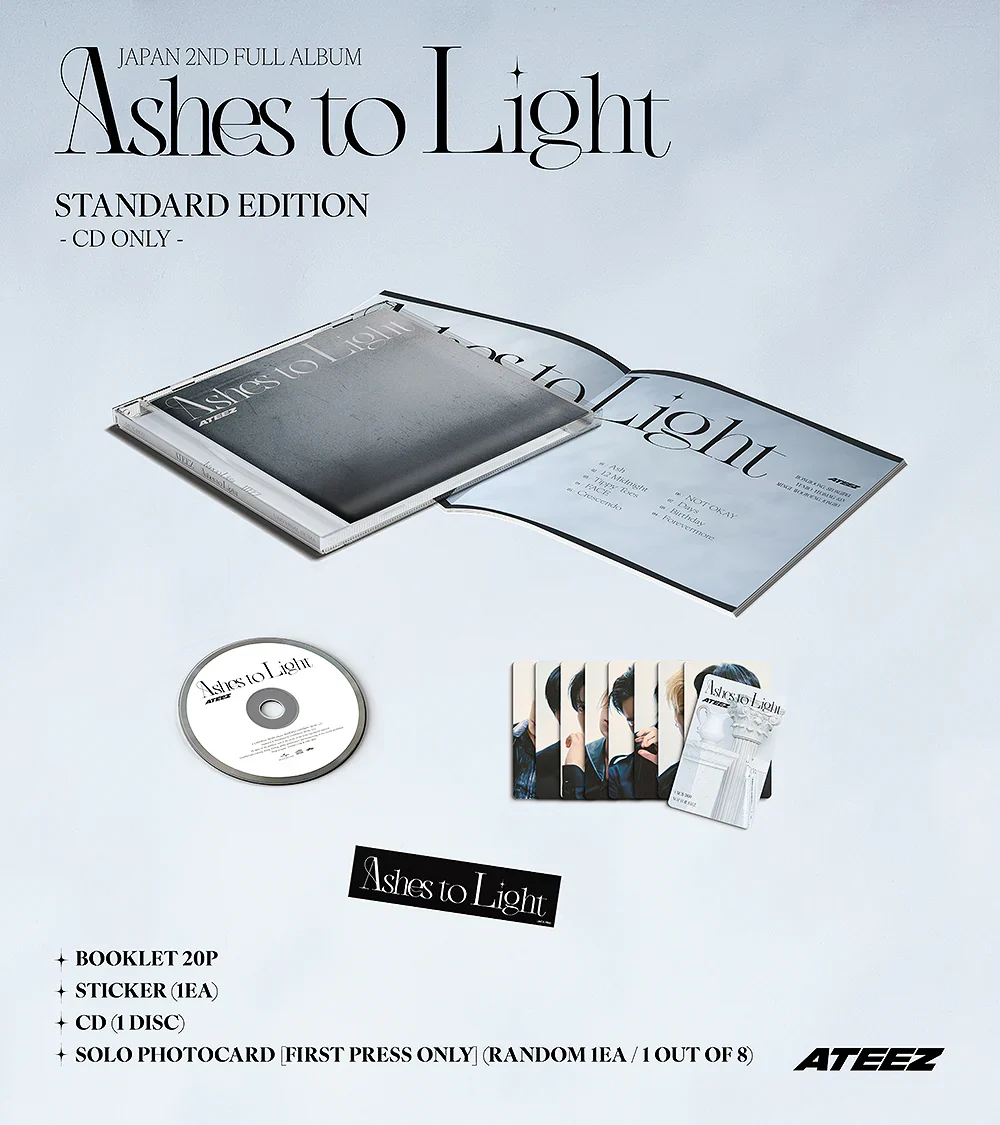 *TOWER POB* ATEEZ - Japanese Album [Ashes to Light] - Image 6