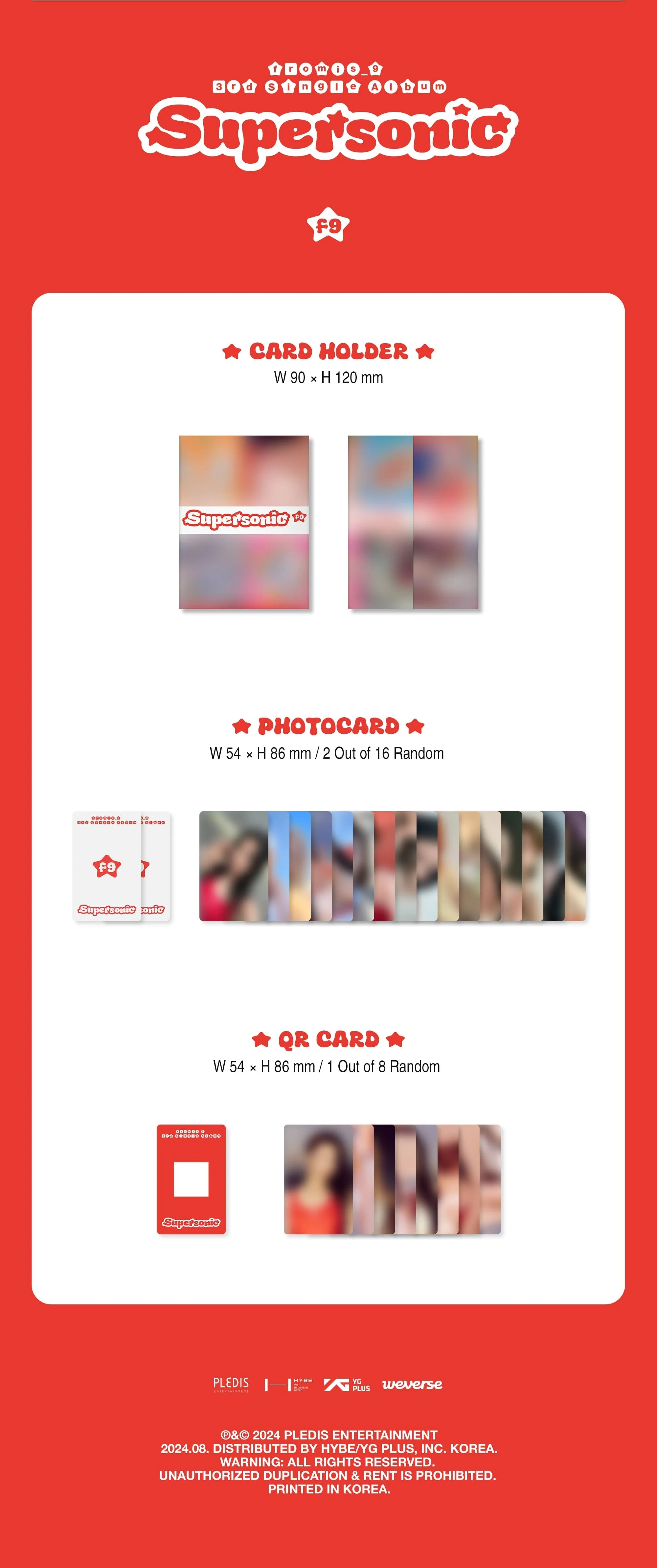 [fromis_9] 3rd Single Album [Supersonic] (Compact Ver.)(Random) - Image 5