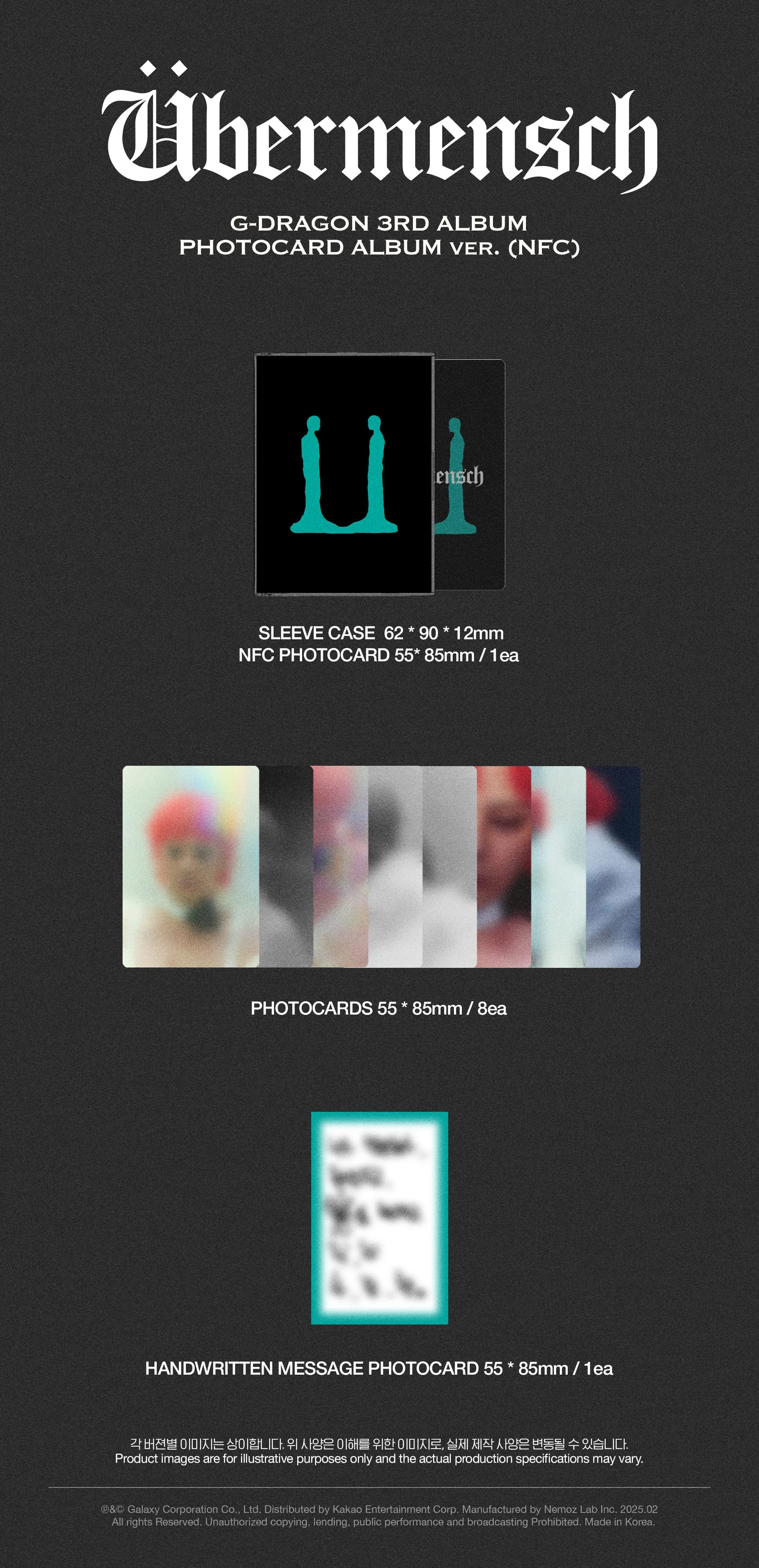 G-DRAGON 3rd Album [Übermensch] (Photocard Album Ver) - Image 4