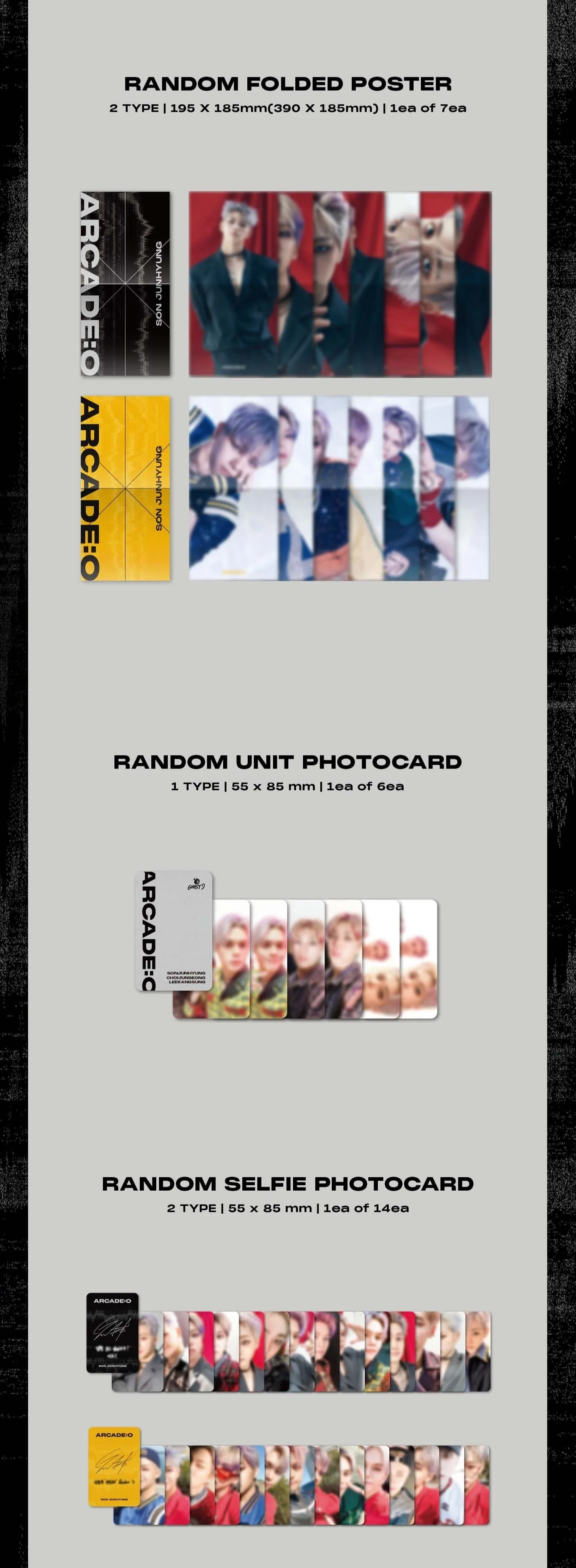GHOST9 7th Mini Album [ARCADE : O] (BLACK Ver. / YELLOW Ver.) - Image 4