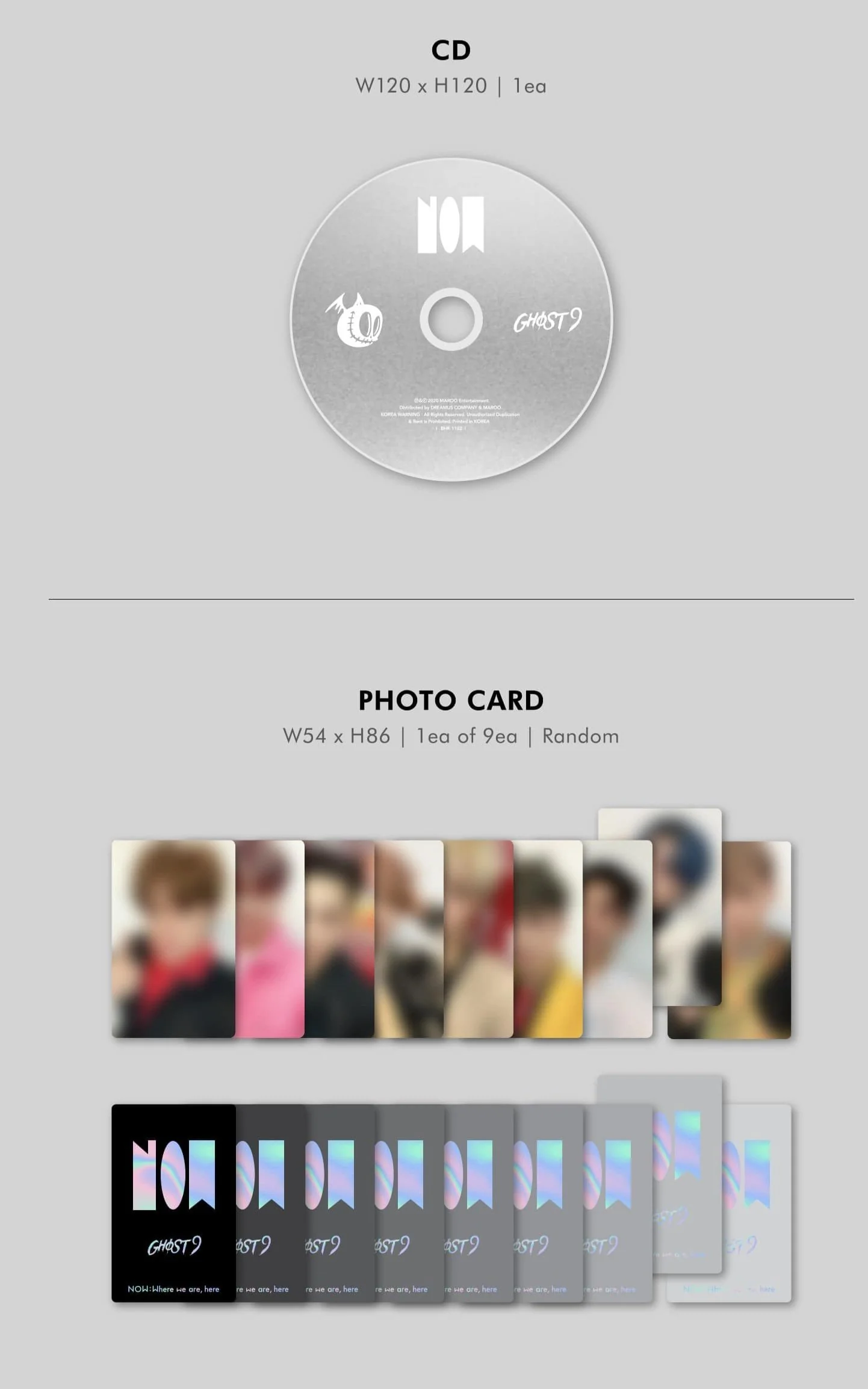 GHOST9 3rd Mini Album [NOW : Where we are, here] - Image 3