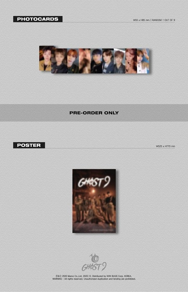 GHOST9 2nd Mini Album [PRE EPISODE 2 : W.ALL] - Image 5