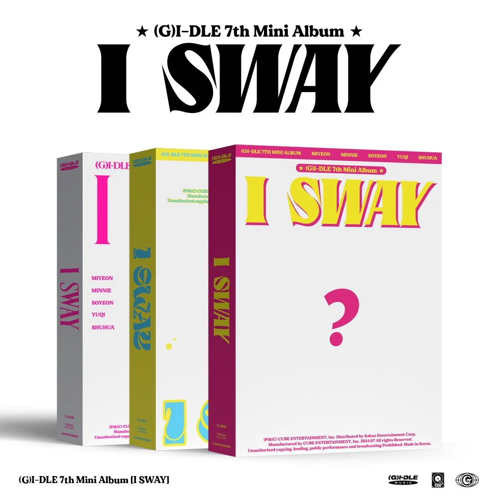 (G)I-DLE - 7th Mini Album [I SWAY] (Wind Ver. / Wave Ver. / Beat Ver.)