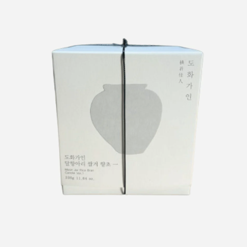 House of Dohwa Moon Jar Rice Bran Candle 320g 1ea - Image 3