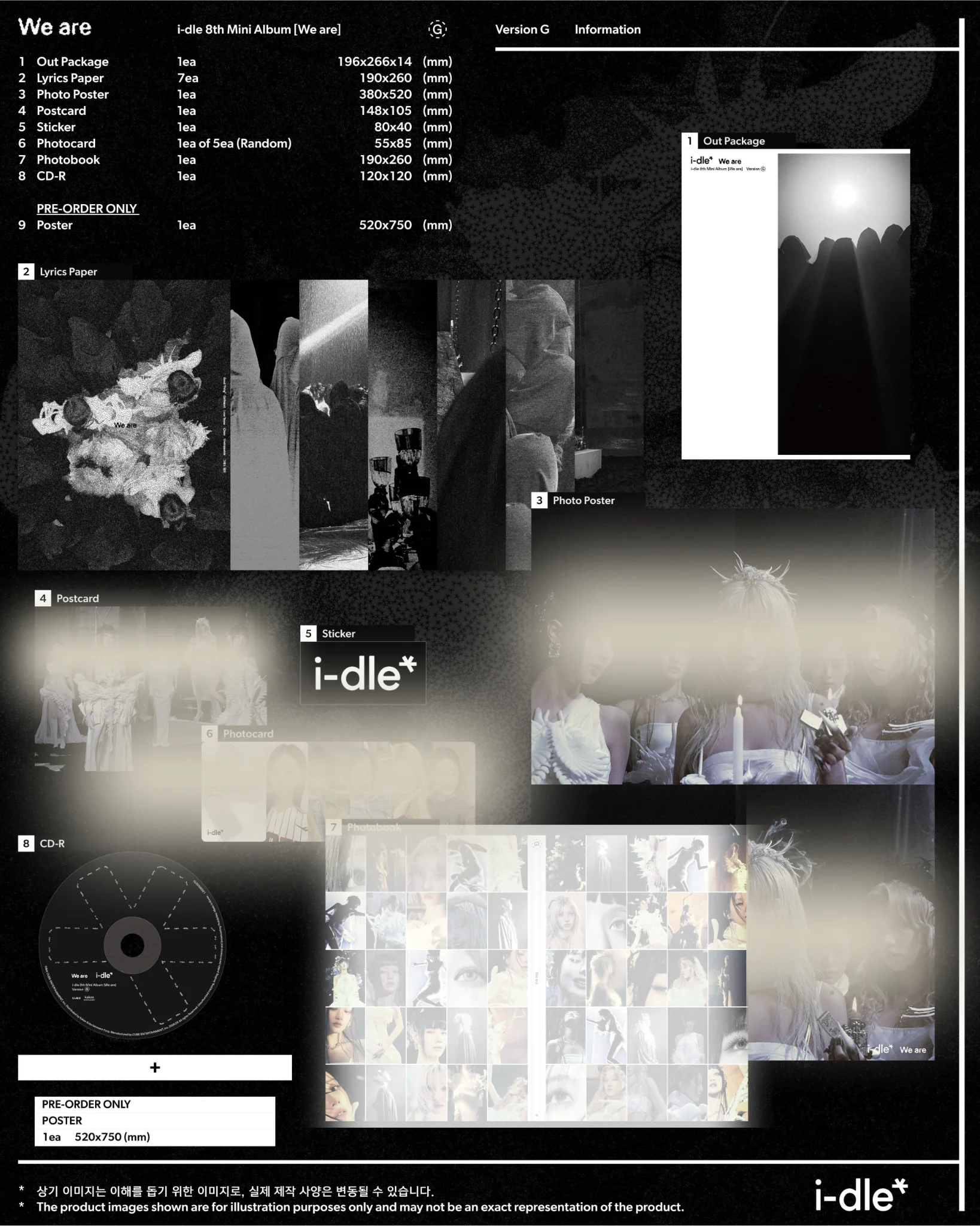 *Weverse POB* [i-dle] 8th Mini Album [We are] (All Versions) - Image 5