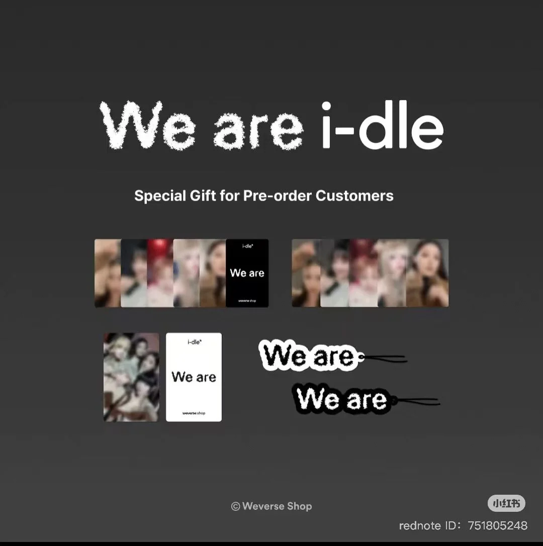 *Weverse POB* [i-dle] 8th Mini Album [We are] (All Versions) - Image 8