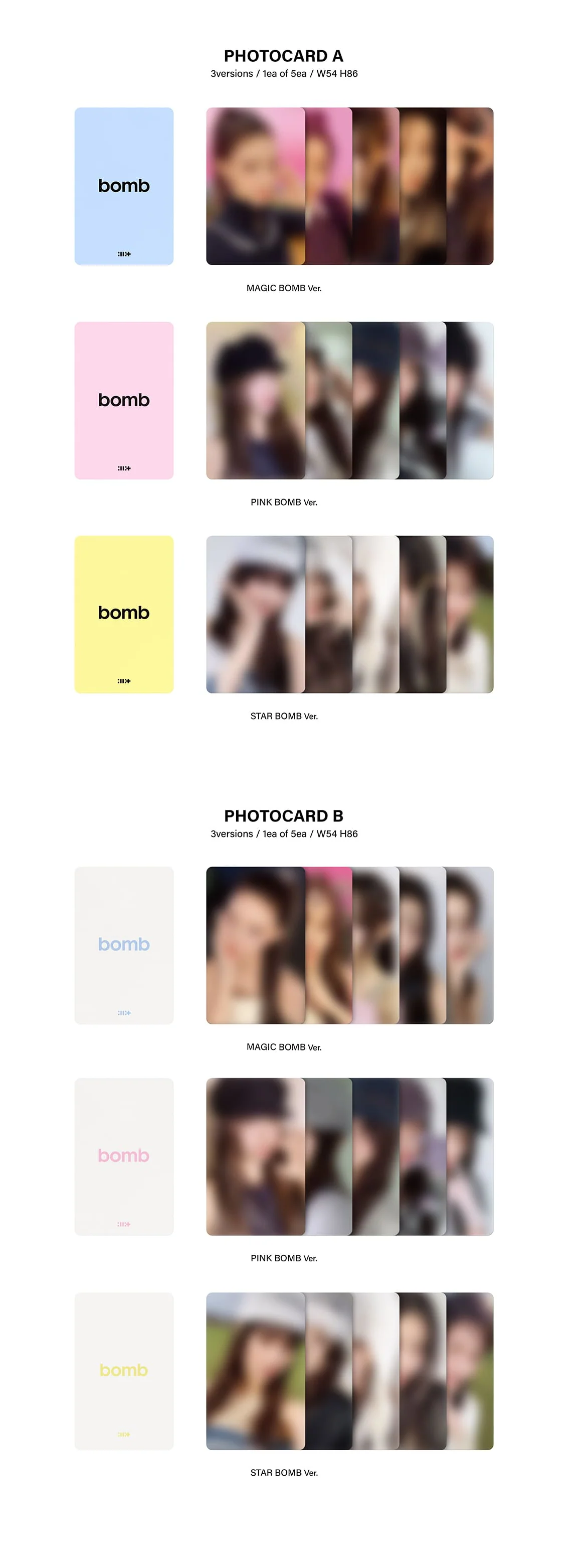 ILLIT 3rd Mini Album [bomb] (MAGIC BOMB Ver. / PINK BOMB Ver. / STAR BOMB Ver.) - Image 6