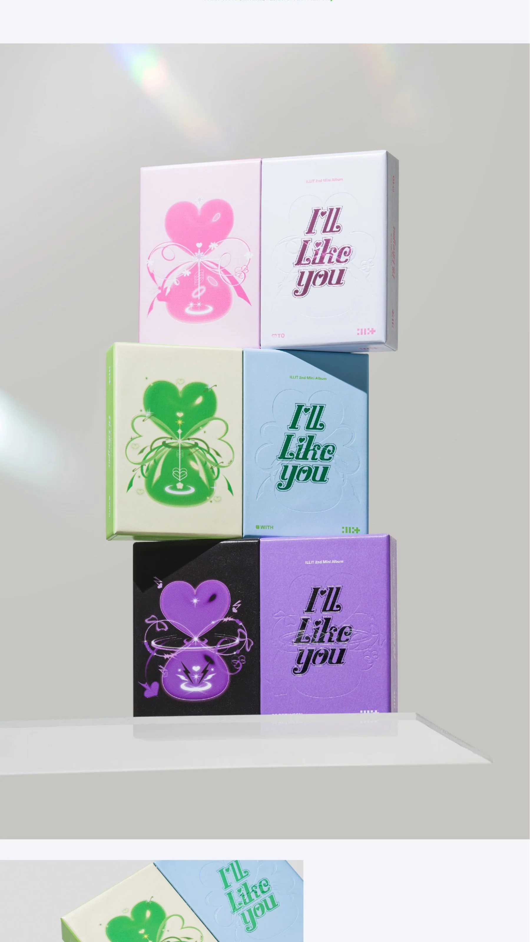 ILLIT - 2nd Mini Album [I'LL LIKE YOU] (TO Ver. / WITH Ver. / BETWEEN Ver.) - Image 3